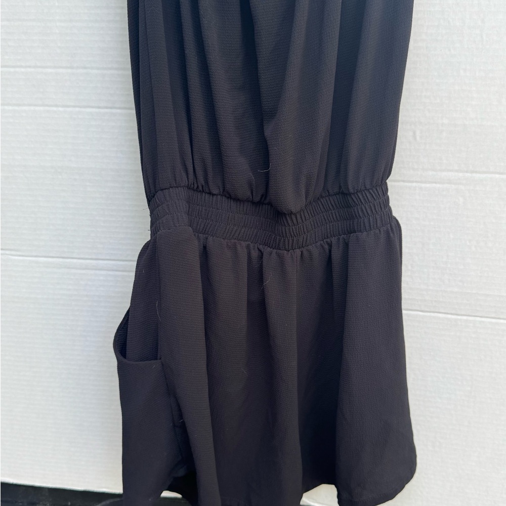 Black Tub Top Romper